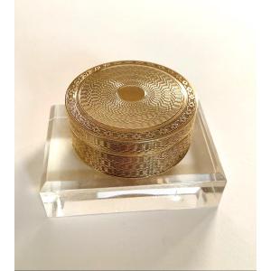 Small Silver-gilt Box. 19th Century