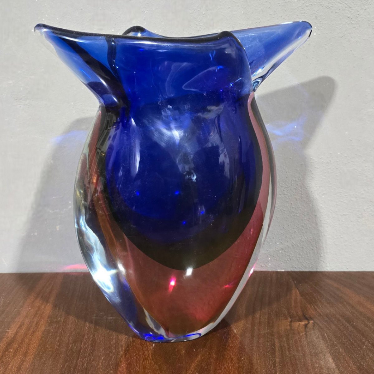 Murano Submerged Vase 1960s-photo-2