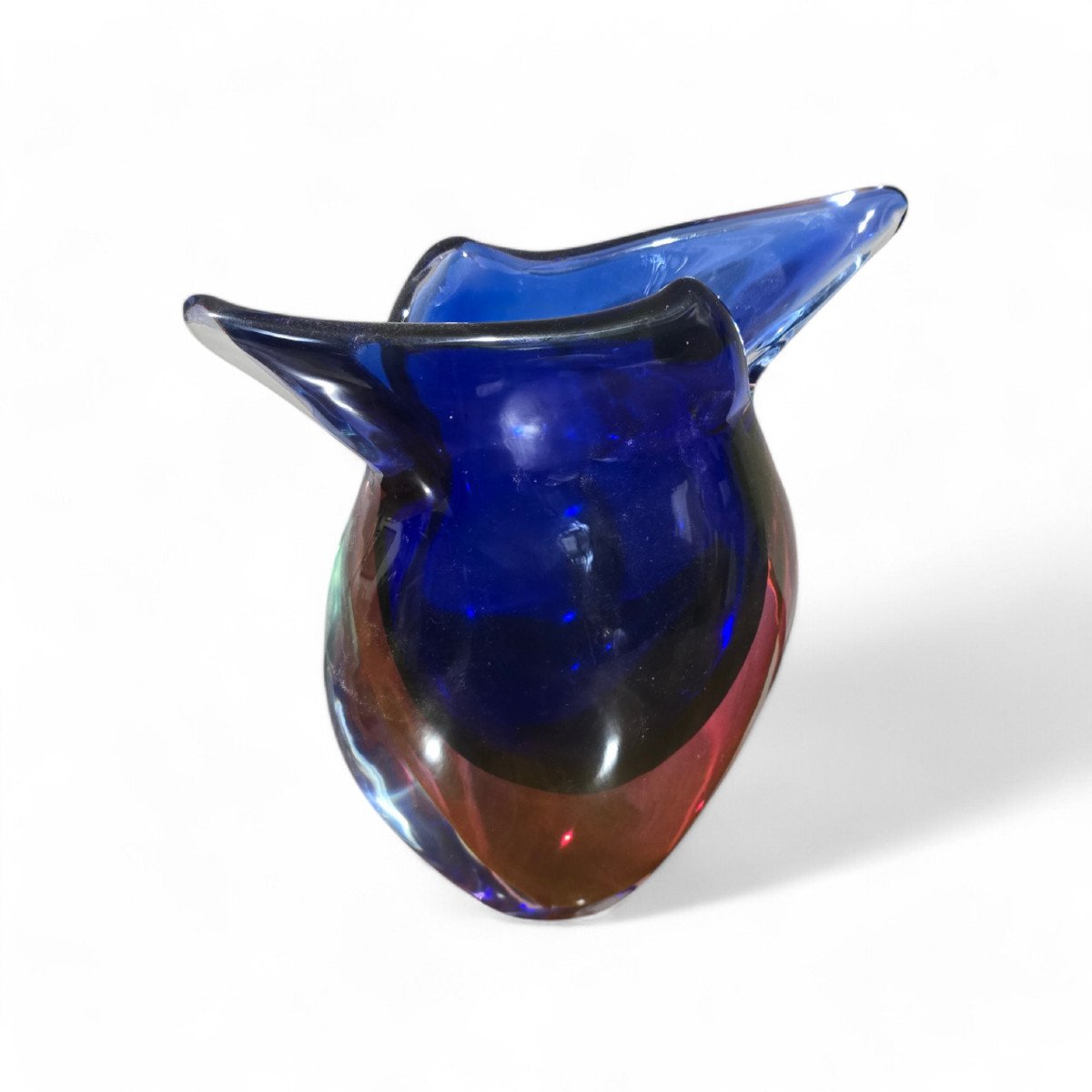 Murano Submerged Vase 1960s-photo-3