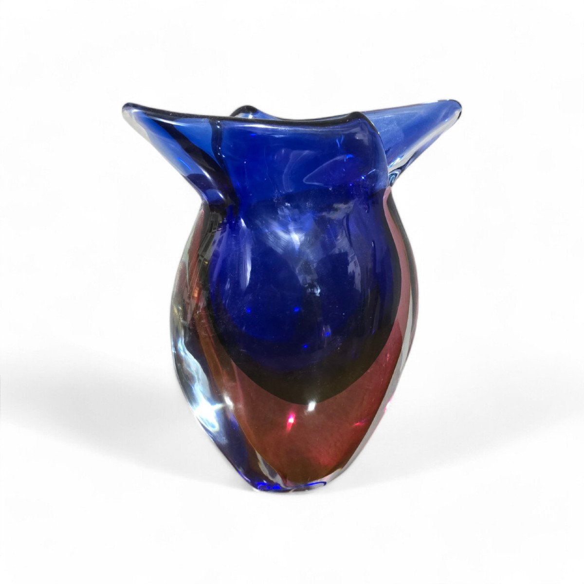 Murano Submerged Vase 1960s-photo-4