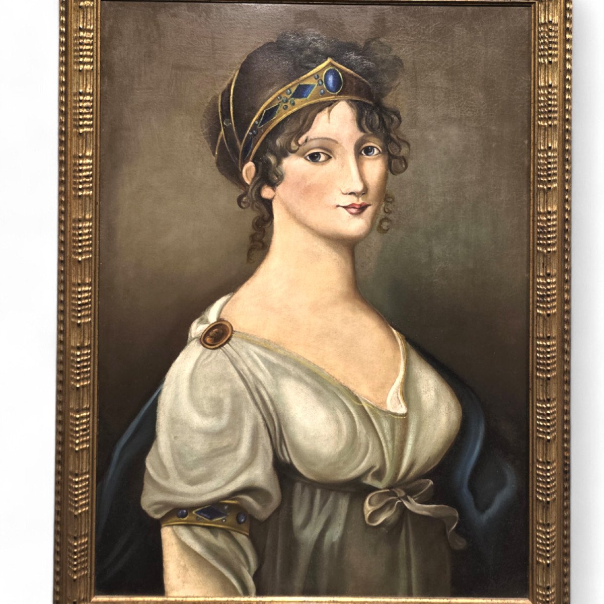 Portrait Antique De Louise De Mecklembourg-strelitz, Reine De Prusse-photo-3