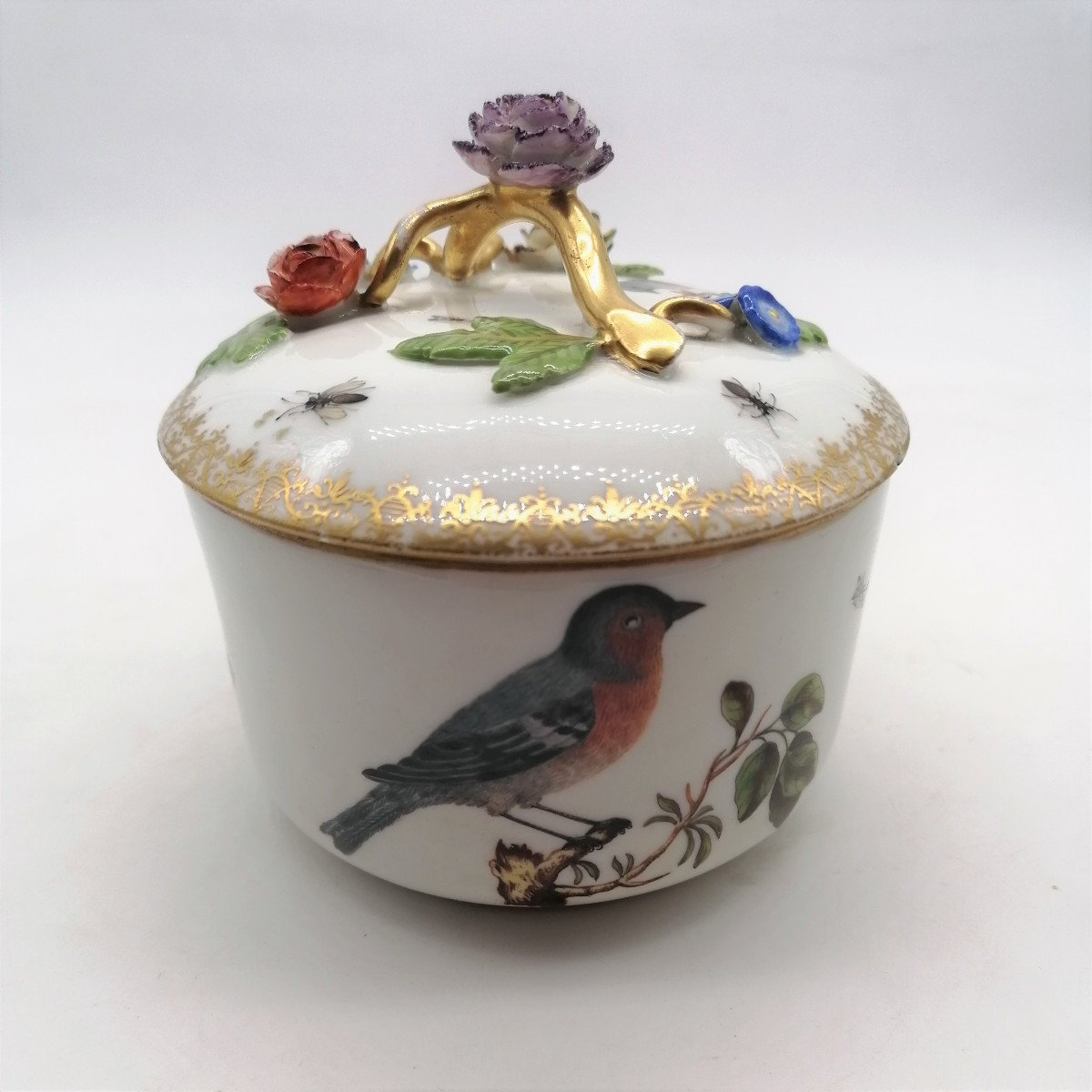 Eighteenth Meissen Porcelain Sugar Bowl-photo-3