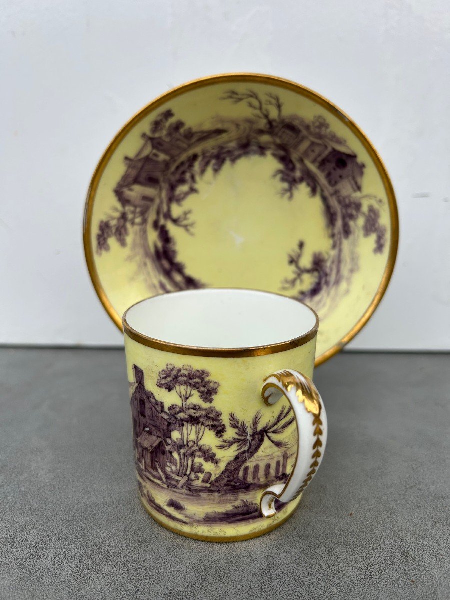 Cup And Saucer, Sèvres Porcelain-photo-2