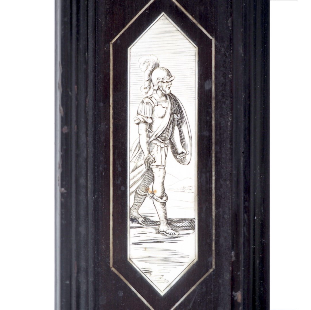 Small Neo-renaissance Milanese Mirror, Grand Tour-photo-2