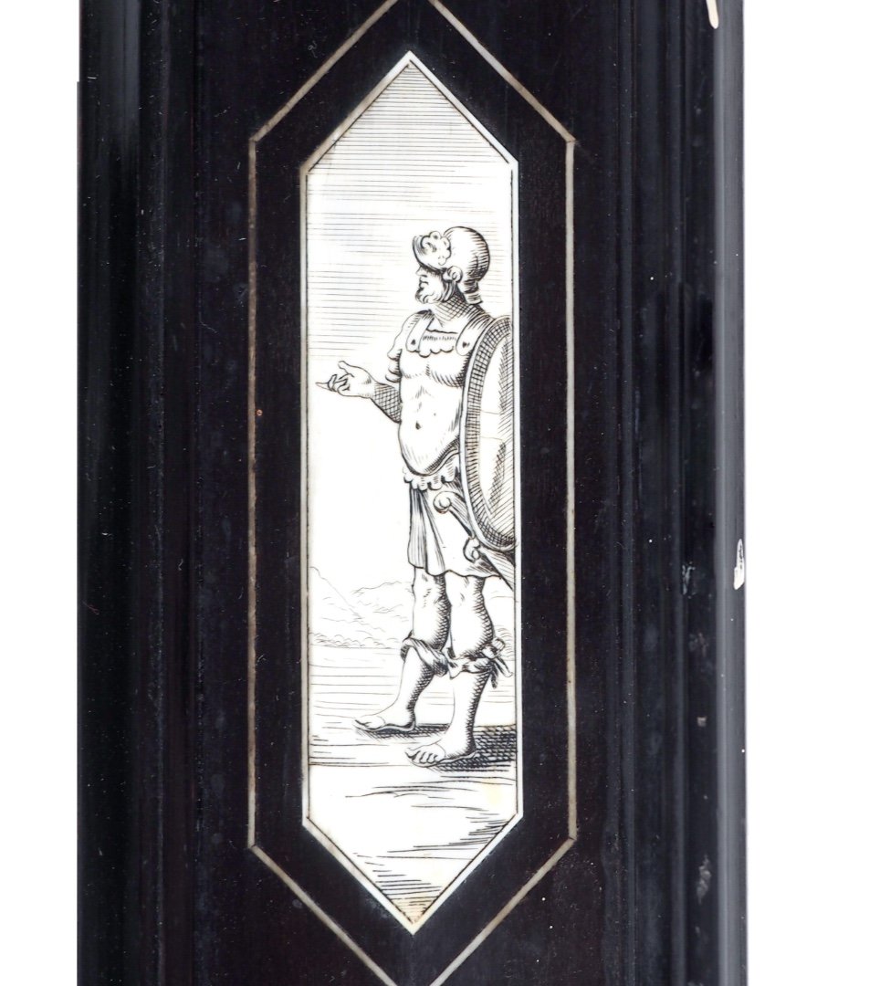 Small Neo-renaissance Milanese Mirror, Grand Tour-photo-4