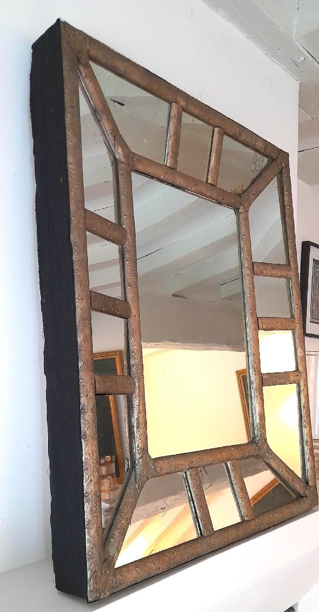 19th Century Beaded Mirror-photo-2