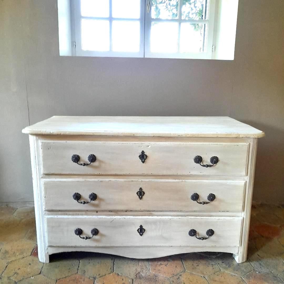 Painted Chest Of Drawers, Regional Work, Regency Period-photo-4