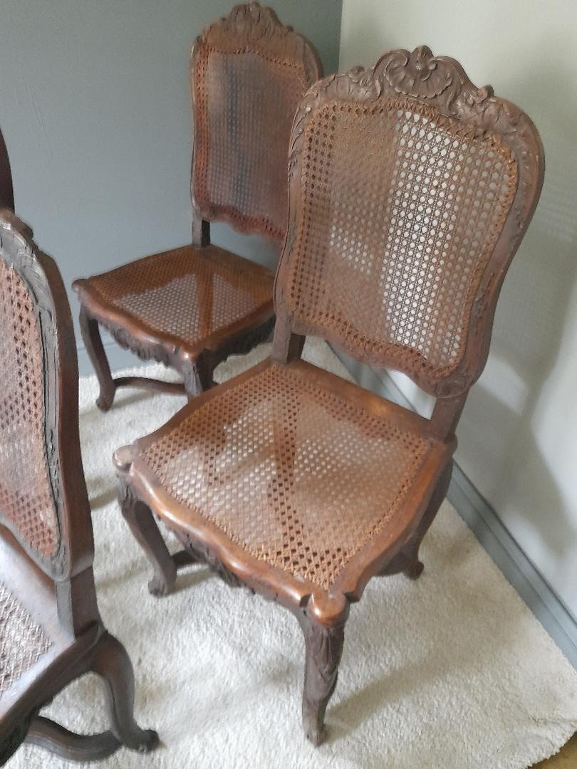 Four Louis XV Period Chairs-photo-2