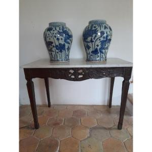 19th Century Walnut Console