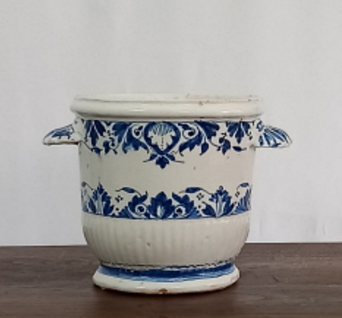 18th Century Nevers Earthenware Cooler-photo-2