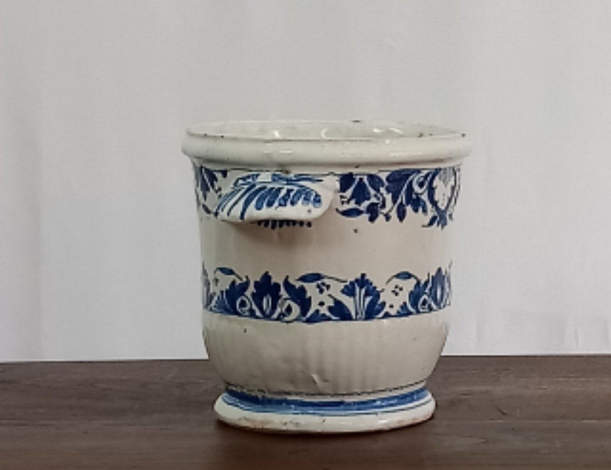 18th Century Nevers Earthenware Cooler-photo-3