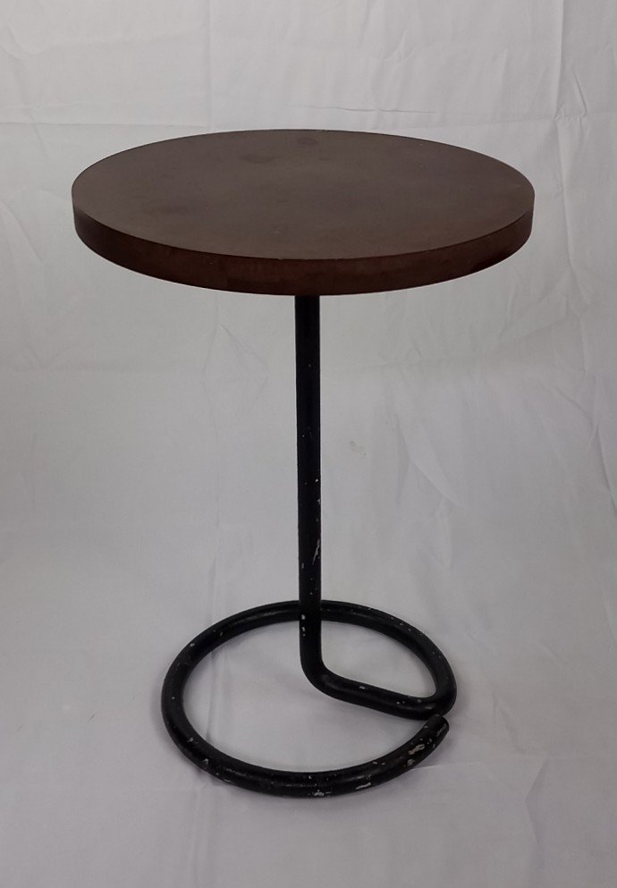 Modernist Side Table By René Herbst - Circa 1940-photo-5