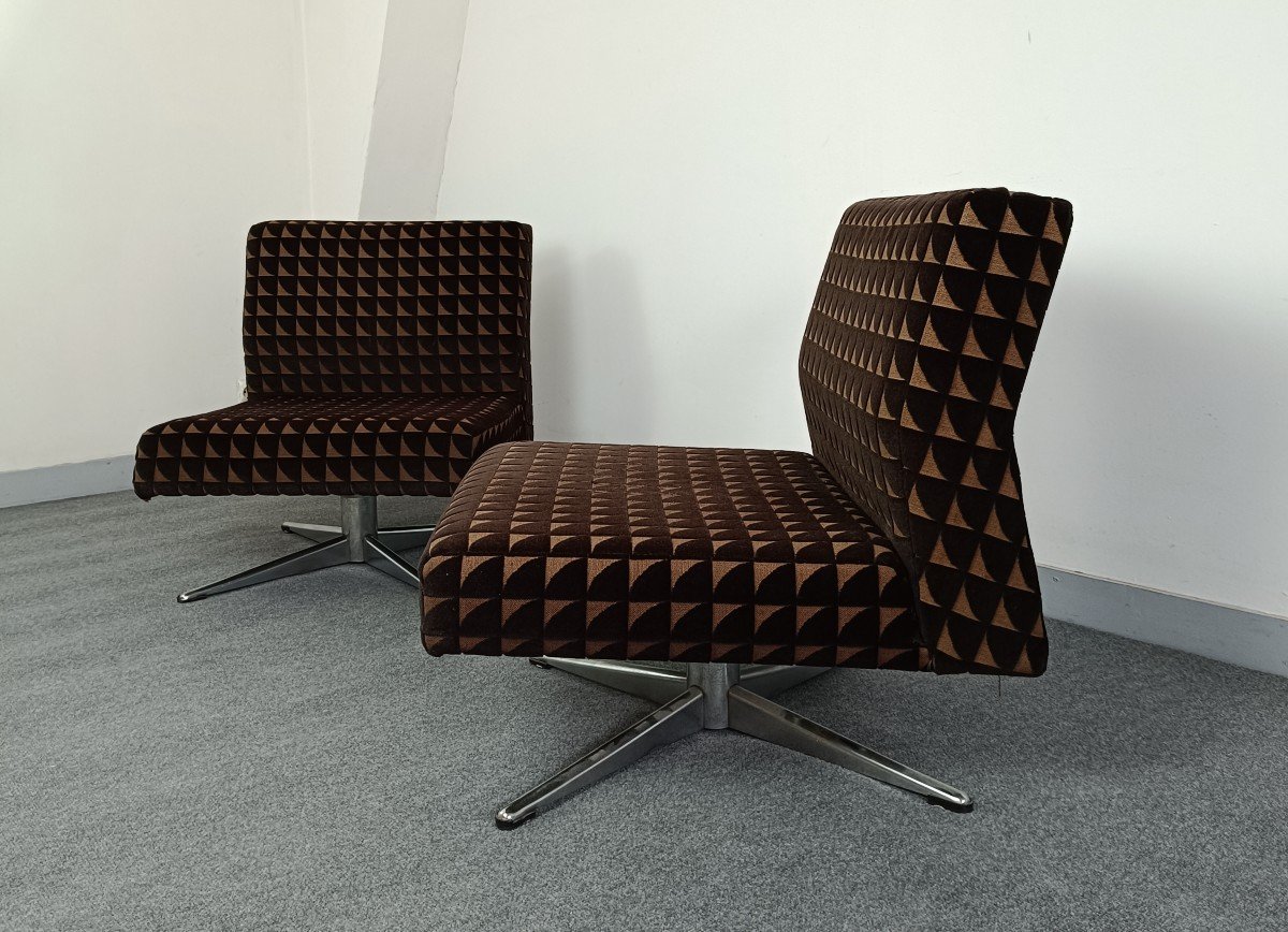 Pair Of Designer Armchairs _ 60s-photo-7