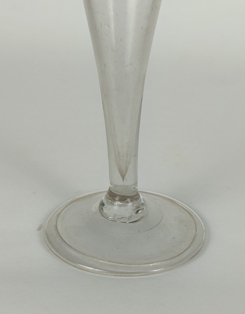 Pair Of Champagne Flutes Called "impossible" _ 18th Century-photo-3