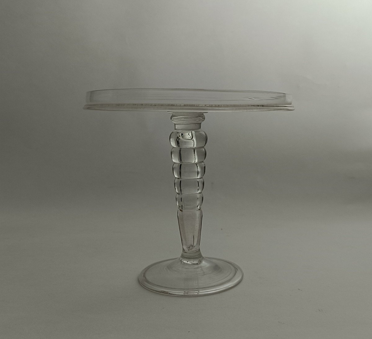 Blown Glass Pedestal Table_18th Century-photo-2