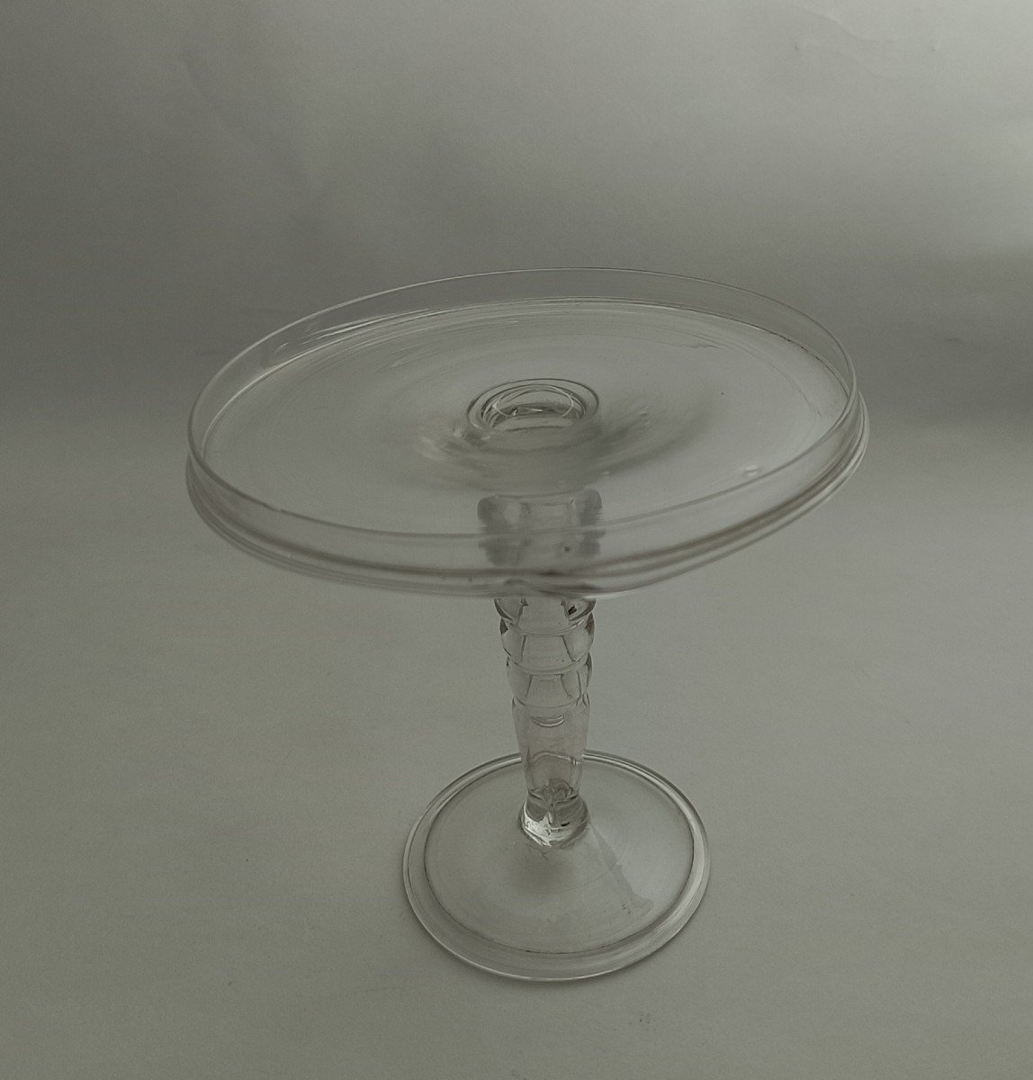 Blown Glass Pedestal Table_18th Century-photo-2