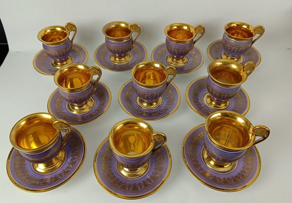 Paris Porcelain Coffee Service _ 19th Century-photo-5