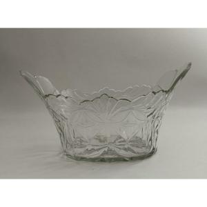 Cut Crystal Basket _ Early 19th Century