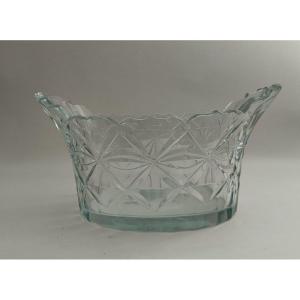 Cut Crystal Basket _ Early 19th Century