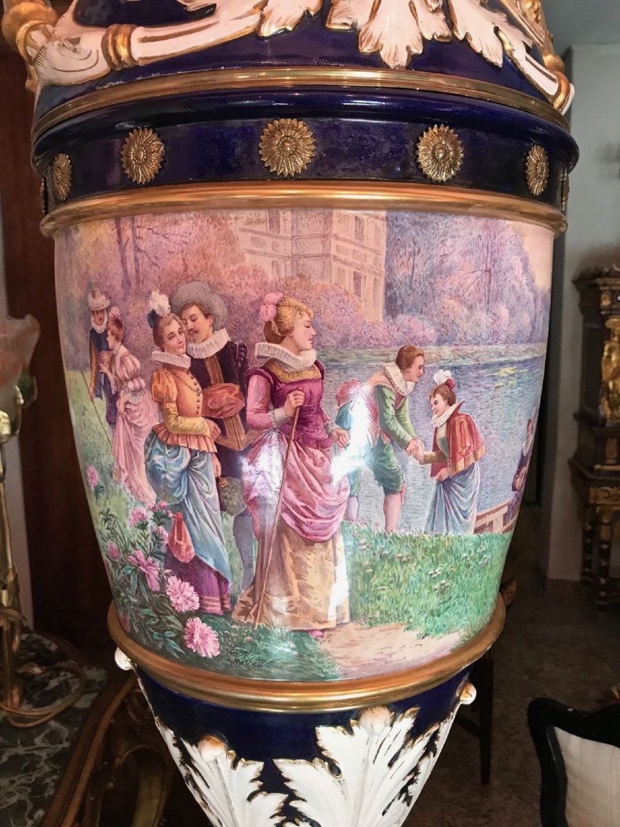 Large Vase Of SÈvres Signed "lucot" Ref: 305-photo-2