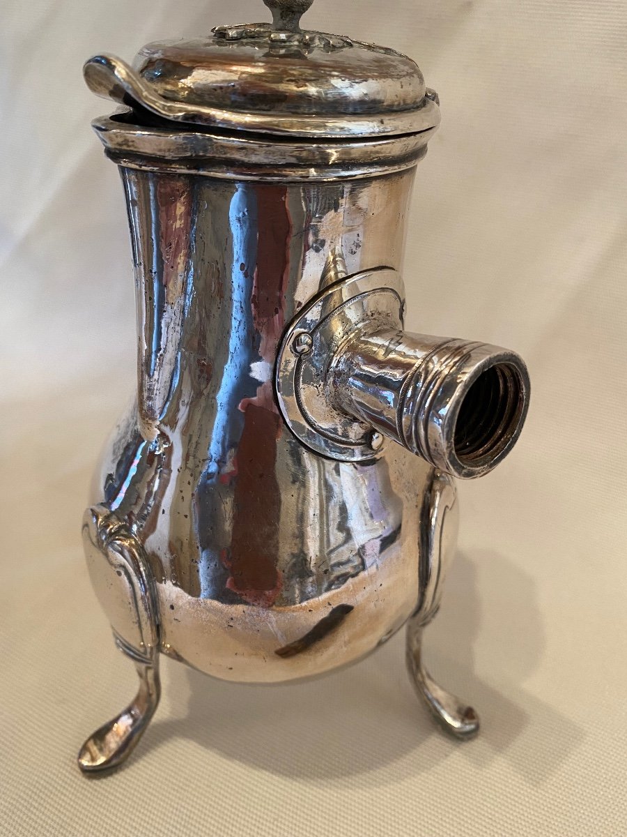 Silver-plated Metal Jug, XVIIIth Time. Ref: Ch 26-photo-3