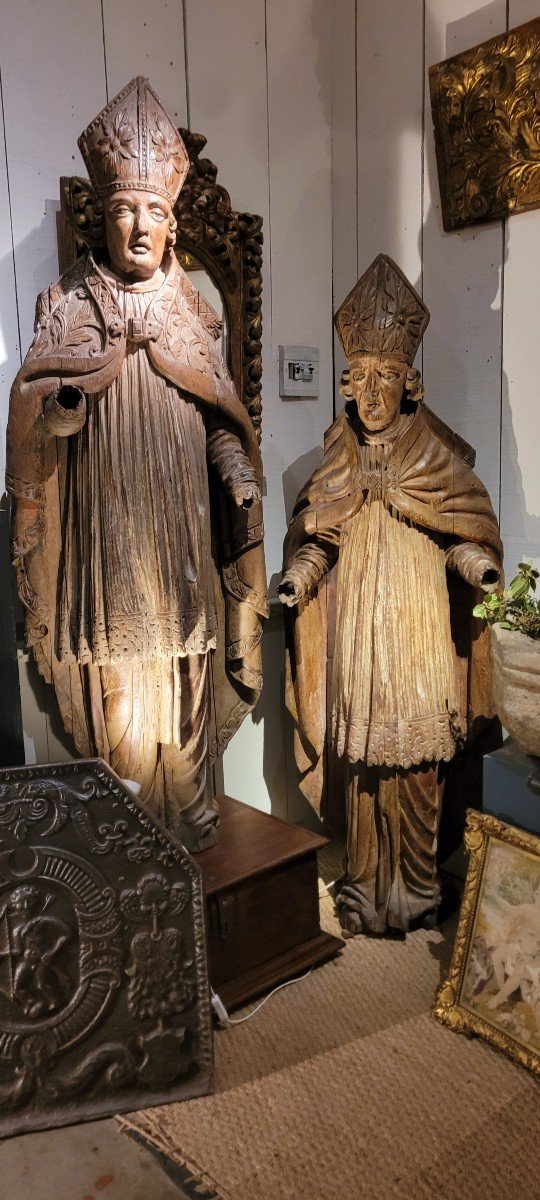 Pair Of 16th Century Saint Bishops