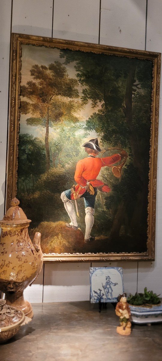 Tableau "le Joueur De Cor "