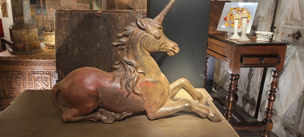 Cast Iron Unicorn.-photo-2