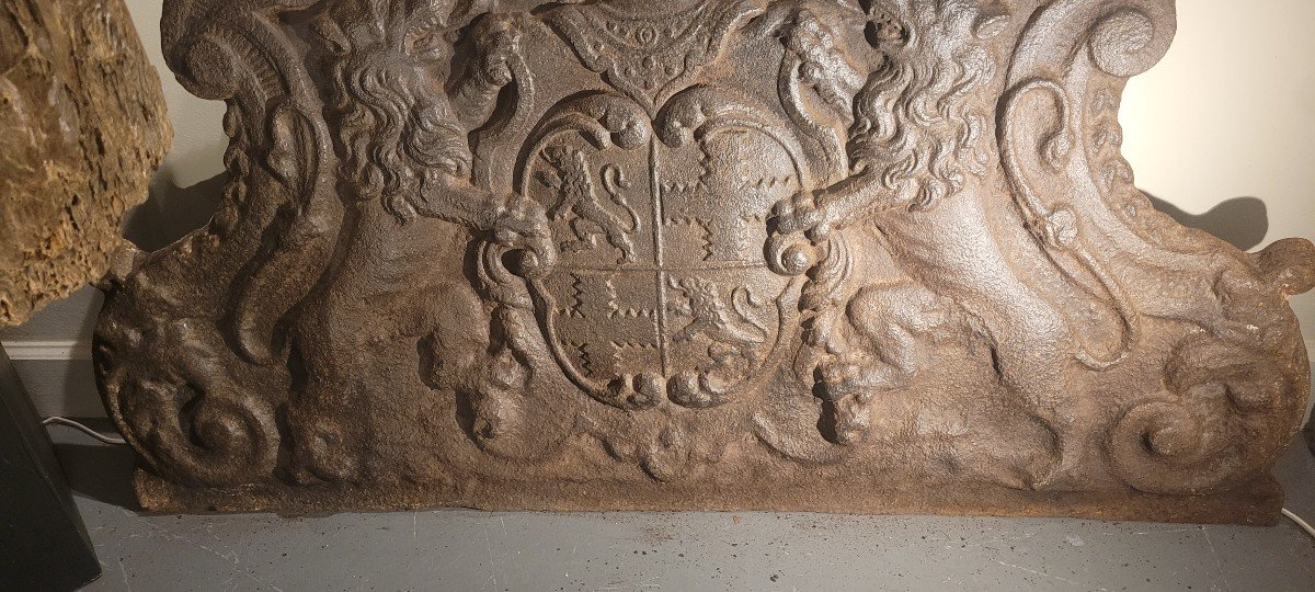 17th Century Fireplace Plate-photo-3