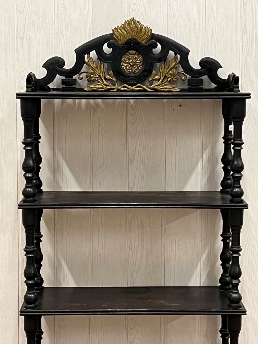 Blackened Wood Shelf-photo-2