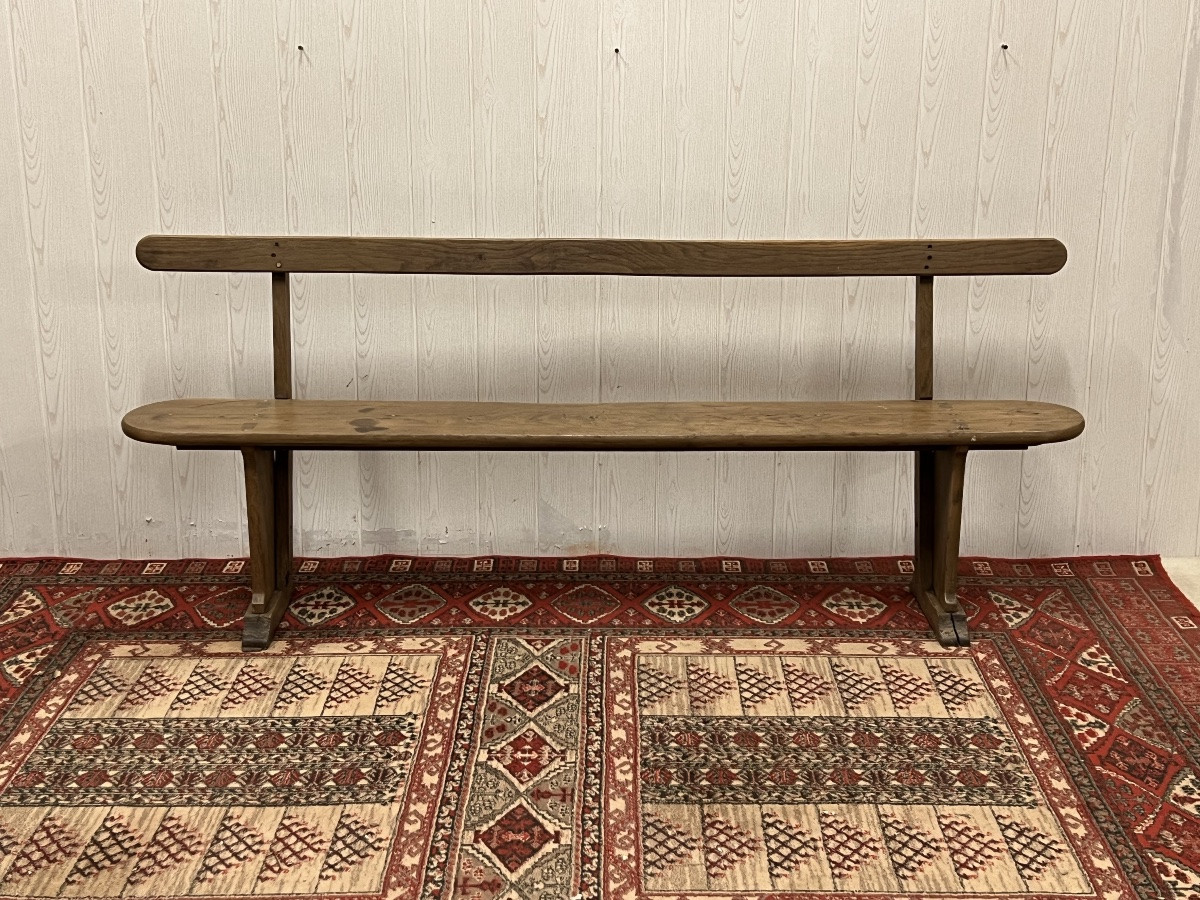 Bench With Backrest-photo-2