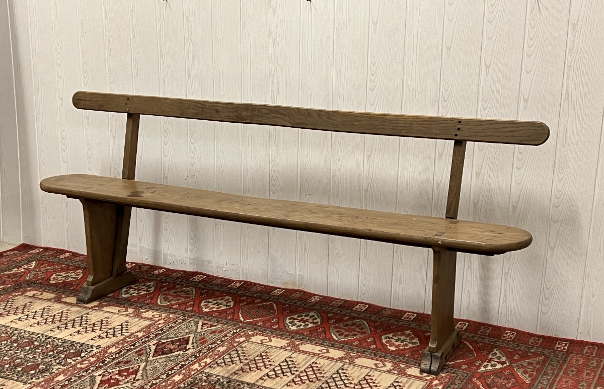 Bench With Backrest