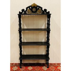 Blackened Wood Shelf