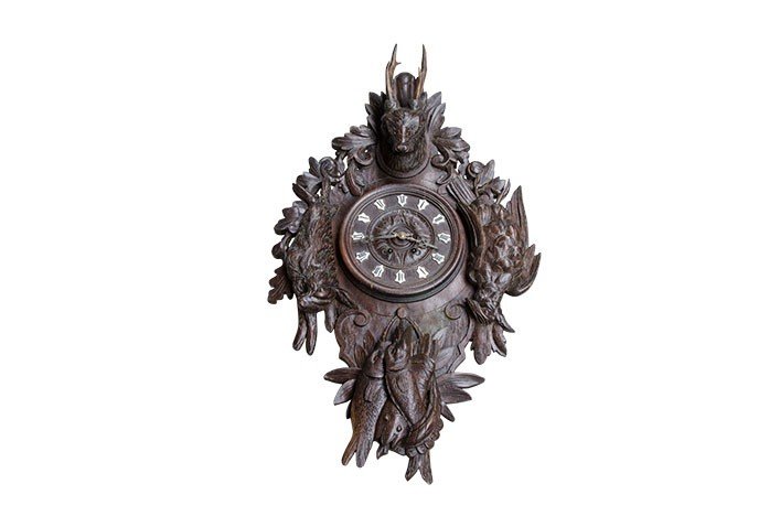 Louis XIII Hunting Wall Clock - Hv679