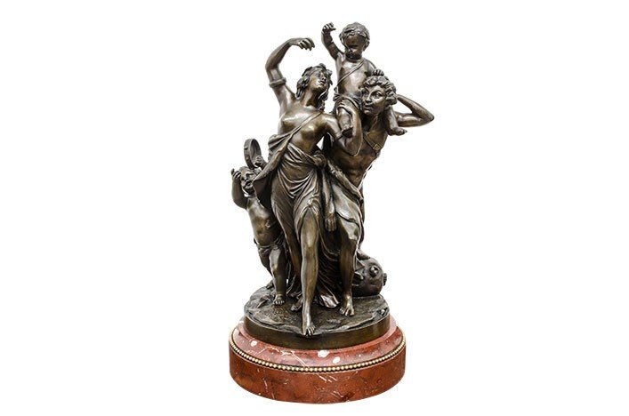 Clodion Brass Statue - Hv1367