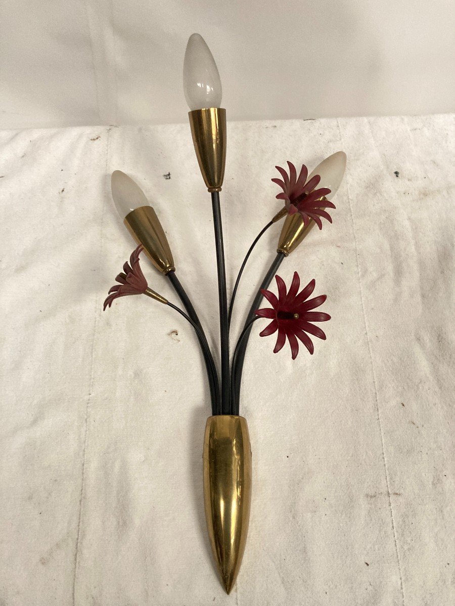 1950's Pair Of Sconces -photo-1