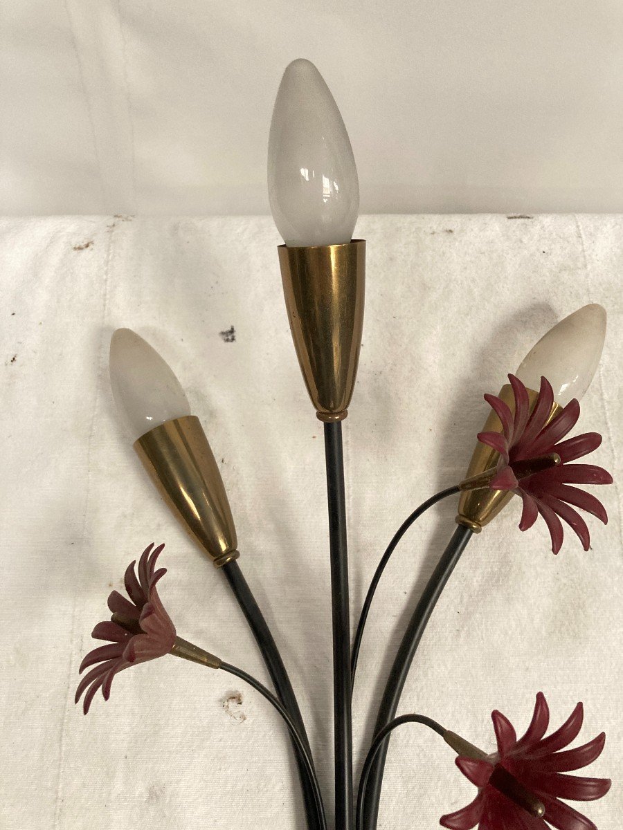 1950's Pair Of Sconces -photo-3