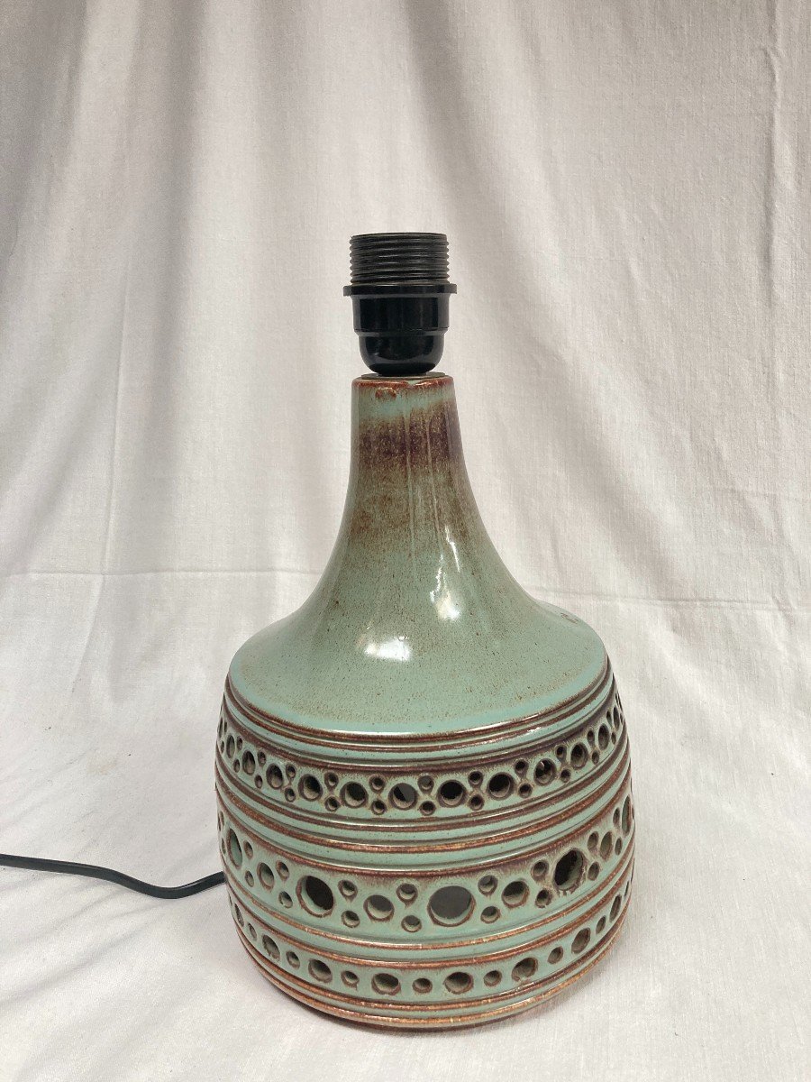 Ceramic Lamp From Vallauris Around 1970-photo-4