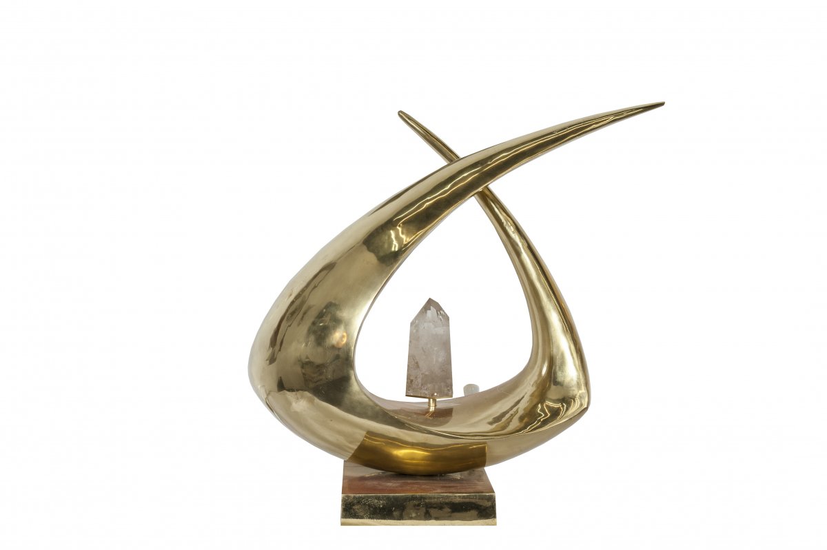 Lampe Sculpture Par Georges Mathias