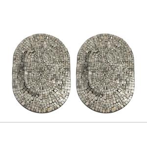 Pair Of Pyrite Sconces By Georges Mathias