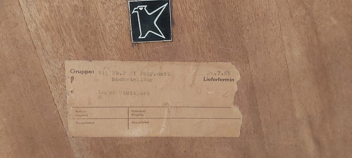 Table De Bureau En Merisier, Allemagne, 1960-photo-5