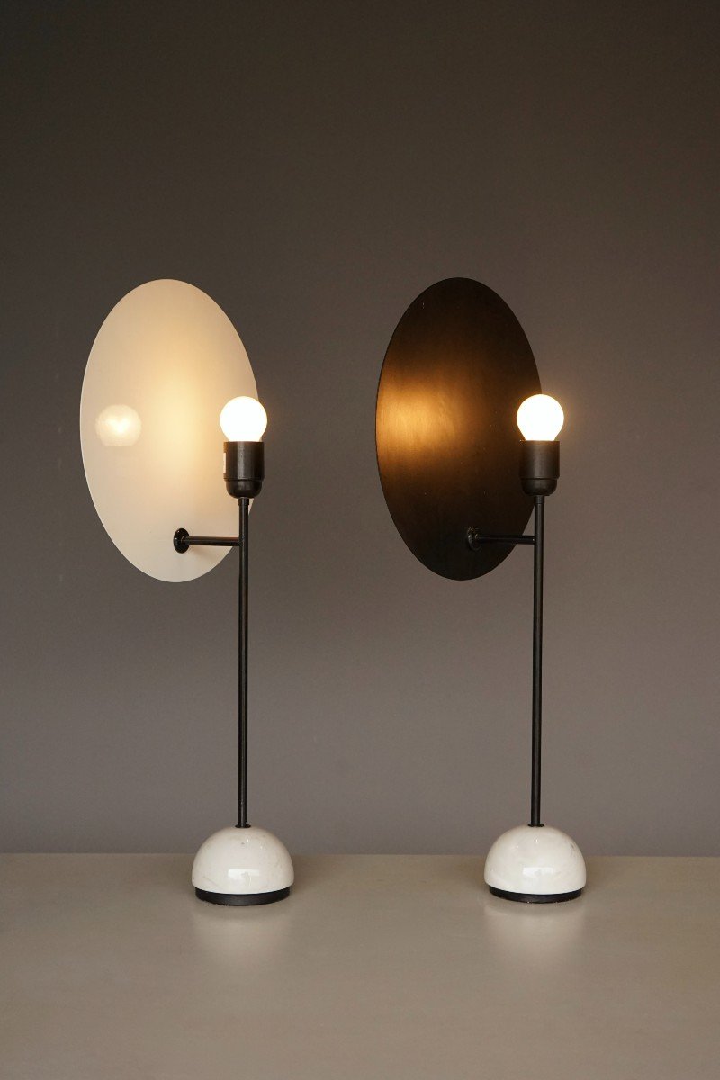 Lampes De Table Kuta Par Vico Magistretti Pour Oluce, 1980-photo-1