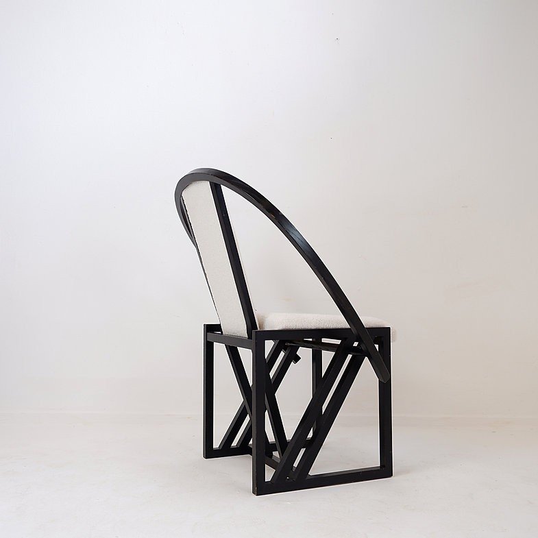 Fauteuil "contrast" De Pascal Mourgue 1982 - Revêtement En Fausse Peau De Mouton-photo-7