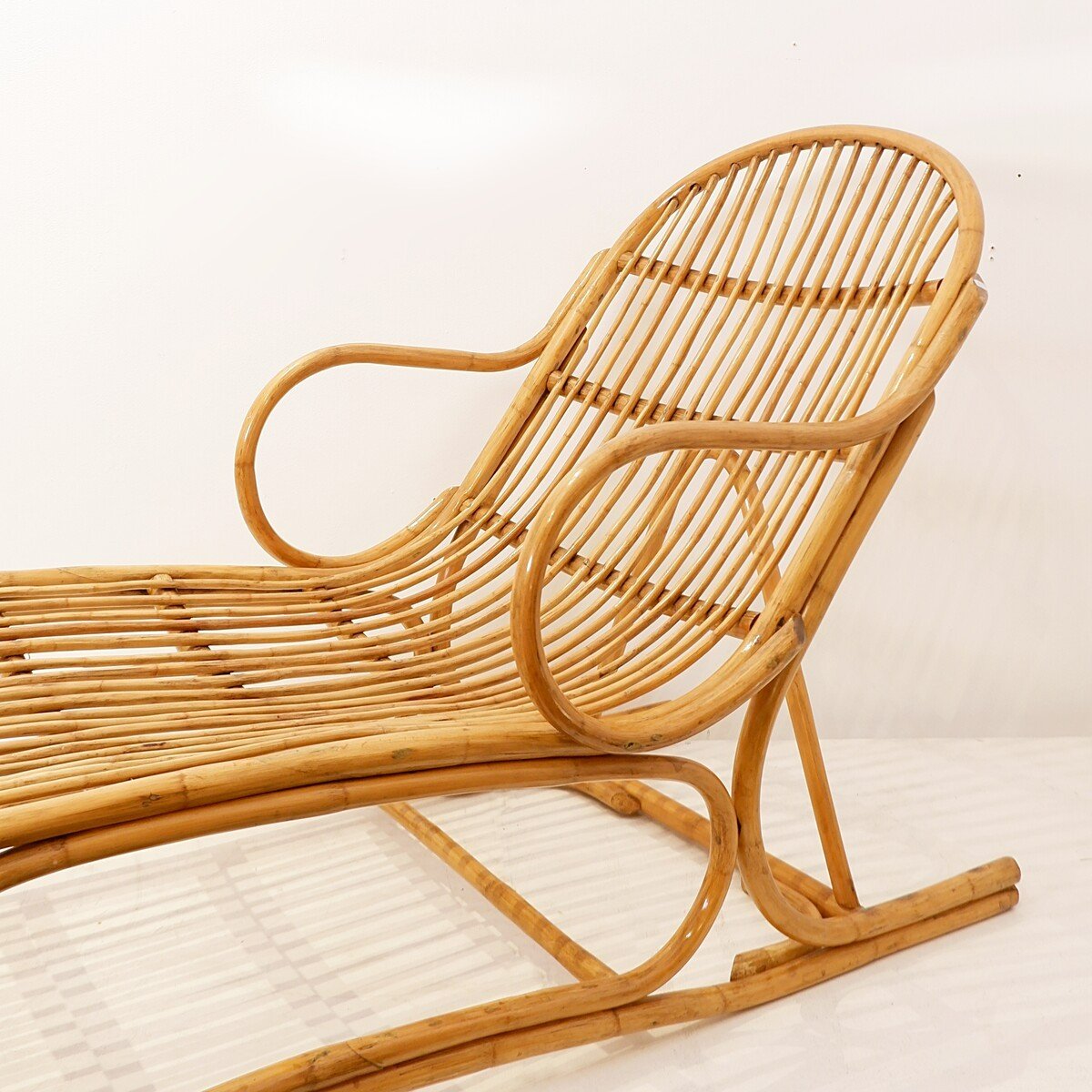 Mid-century Rattan Lounge Chair-photo-4