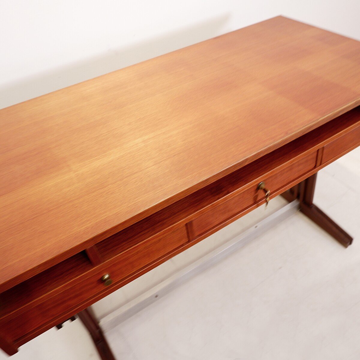 Mid-century Italian Desk By Gianfranco Frattini For Bernini-photo-3