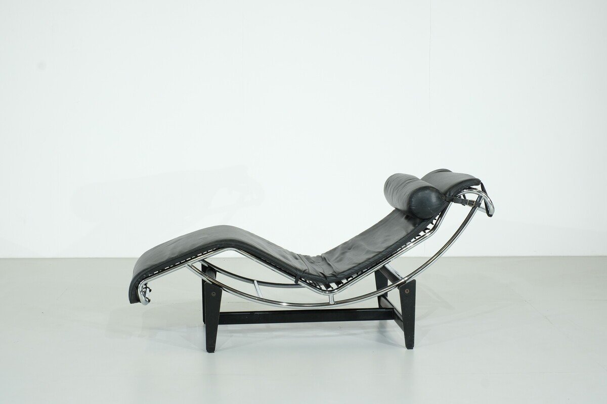 Chaise Longue  Lc4 Le Corbusier  Par Charlotte Perriand & Pierre Jeanneret Pour Cassina - 1970-photo-3