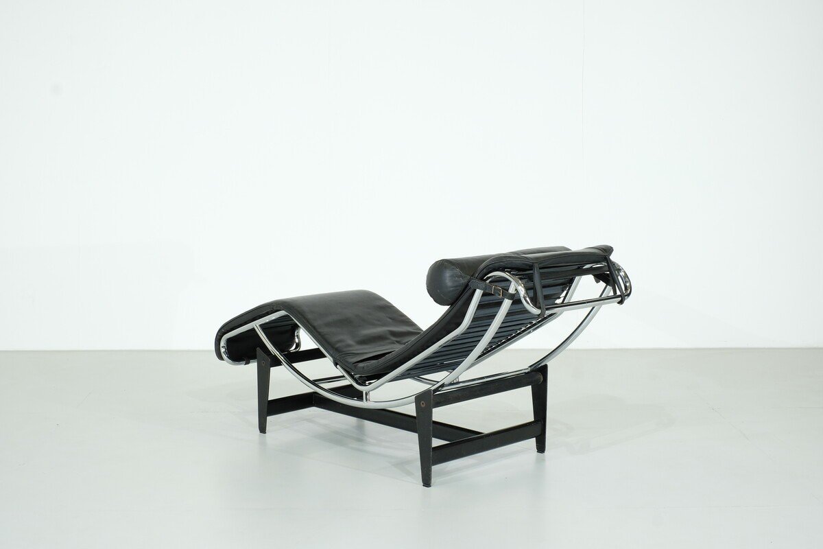 Chaise Longue  Lc4 Le Corbusier  Par Charlotte Perriand & Pierre Jeanneret Pour Cassina - 1970-photo-4