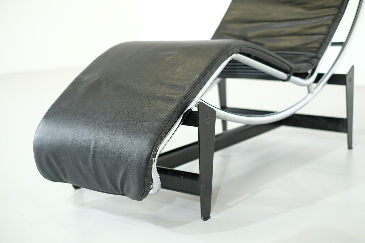 Chaise Longue  Lc4 Le Corbusier  Par Charlotte Perriand & Pierre Jeanneret Pour Cassina - 1970-photo-3