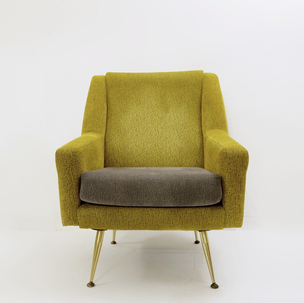 Two-tone Italian Armchair - 1950s-photo-2