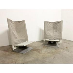 Two Post-modern Model Aeo Chairs By Paolo Degenallo